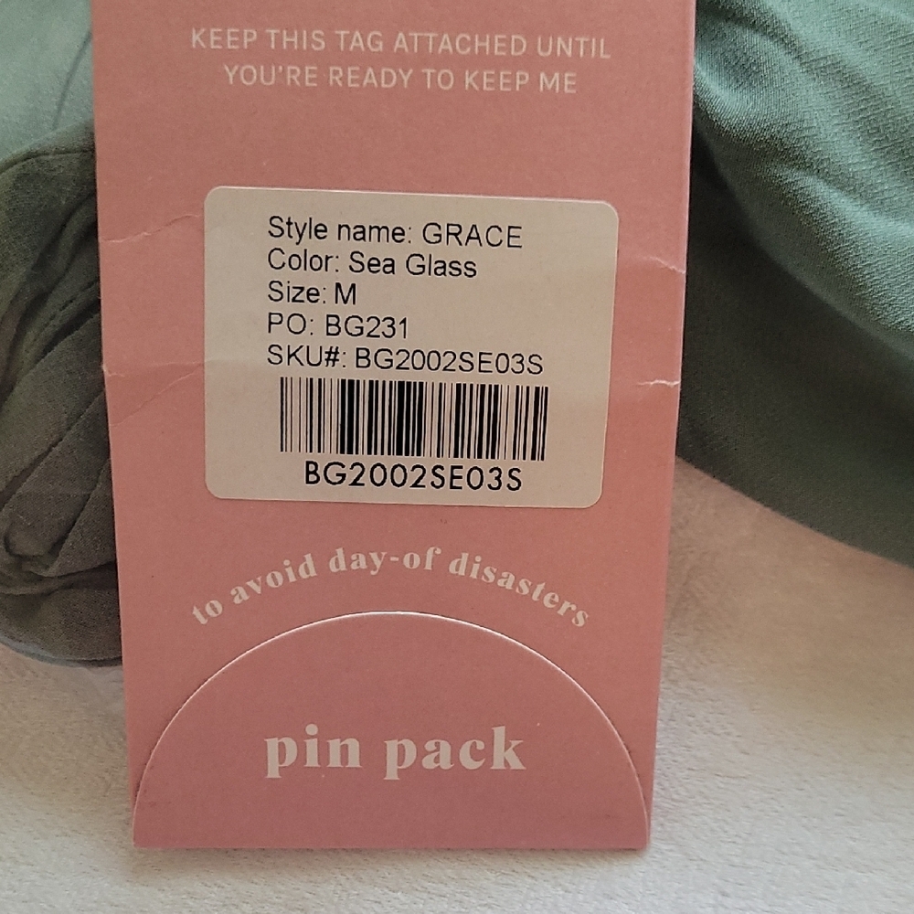 Birdy Grey Strapless Dress in Soft Green - Picture 8 of 10